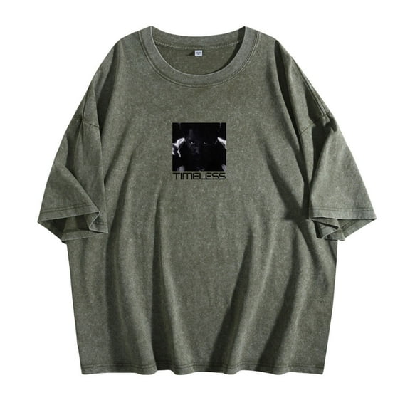 Kaytranada Timeless Washed Cotton Tshirt Casual Fashion Short Sleeve Hip Hop Tees