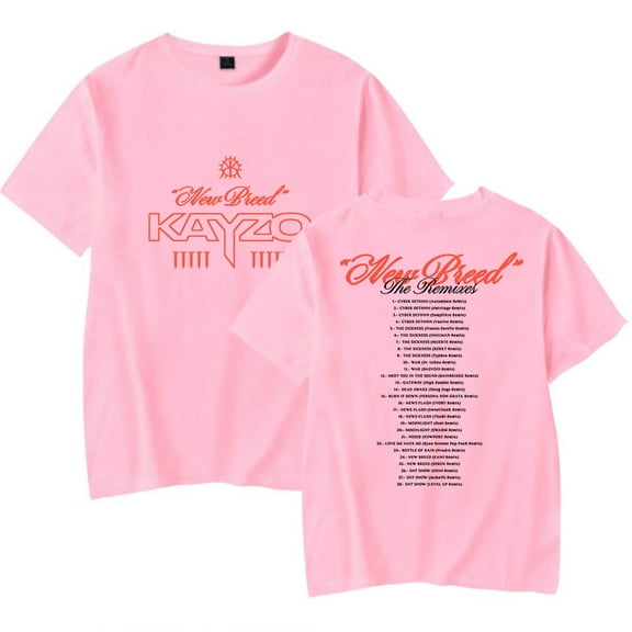Kayzo NEW BREED Album Merch T-Shirt Summer Women/Men Unisex Short Sleeve Tshirt Hiphop Fashion Streetwea