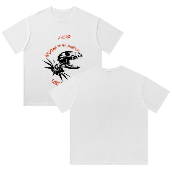 Kayzo WELCOME TO THE DOGHOUSE Music Merch Cotton T Shirt Fashion Casual Short Sleeved Streetwear Unisex Top Tee