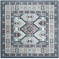 thumbnail image 1 of SAFAVIEH Kazak Jancis Geometric Area Rug, Blue/Grey, 6'7" x 6'7" Square, 1 of 11