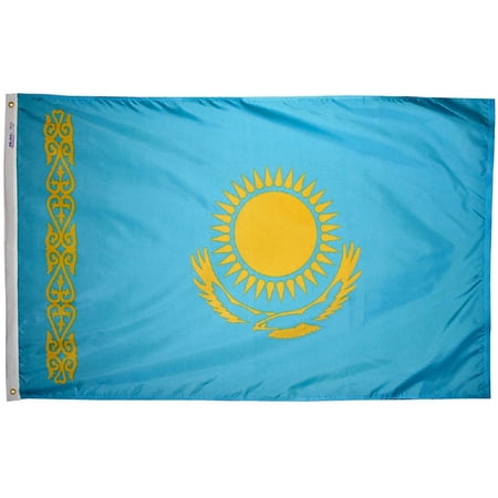 Kazakhstan - 3'X5' Nylon Flag