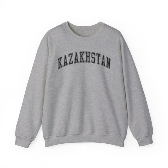 Kazakhstan Sweatshirt Gifts Crew Neck Shirt Long Sleeve Unisex