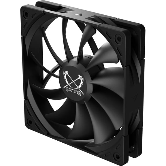 Kaze Flex II 120 PWN, 120mm x 25mm Air Flow Optimized Quiet Operating Computer Case Fan, Fluid Dynamic Bearing, 4-Pin Connector, Single Pack (Standard Edition - 1500 RPM)