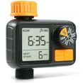 thumbnail image 1 of Kazeila Hose Water Timer, 1 Outlet Automatic Watering Timer for Gardens, Sprinkler Timer with Rain Delay / Child Lock /IP65 Waterproof, Large LCD Screen Irrigation Systems for Garden, 1 of 8