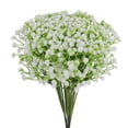 thumbnail image 1 of KAZETEC Babys Breath Artificial Flowers, 5Pcs Fake White Babys Breath Flowers Artificial Bulk, Real Touch Faux Babies Breath Gypsophila Bouquet for Wedding Floral Arrangement Party Decor, 1 of 7