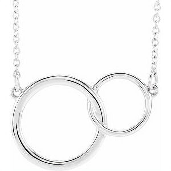 14k Gold 20x14 Interlocking Circle 16-18 14k Gold 20x14 Interlocking Circle 16-18