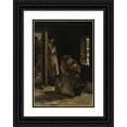 thumbnail image 1 of Kazimierz Alchimowicz 11x14 Black Ornate Wood Framed Double Matted Museum Art Print Titled: On the Way to Exile (1894), 1 of 5