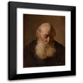 thumbnail image 1 of Kazimierz Alchimowicz 19x24 Black Modern Framed Museum Art Print Titled - Study of an Old Man's Head (1904), 1 of 5