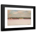 thumbnail image 1 of Kazimierz Wojtanowicz 24x18 Black Modern Framed Museum Art Print Titled - Country Landscape (1940), 1 of 5