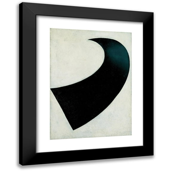 Kazimir Malevich 11x14 Black Modern Framed Museum Art Print Titled - Suprematism (1917)