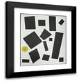 thumbnail image 1 of Kazimir Malevich 15x17 Black Modern Framed Museum Art Print Titled - Suprematism (1915), 1 of 5