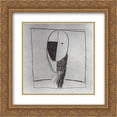 thumbnail image 1 of Kazimir Malevich 2x Matted 20x22 Gold Ornate Framed Art Print 'Head', 1 of 2