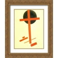 thumbnail image 1 of Kazimir Malevich 2x Matted 20x24 Gold Ornate Framed Art Print 'Suprematism', 1 of 2