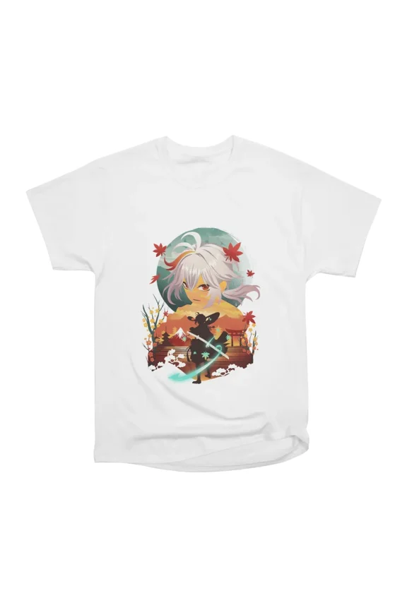 Kazuha Ukiyo E T-Shirt Tee Gift For Him Merch For Her Apparel For Friend