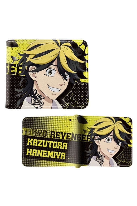 Kazutora Hanemiya Style A - Tokyo Revengers 4x5" Bi-Fold Wallet