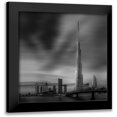 thumbnail image 1 of Kazzaz, Mohamed 12x12 Black Modern Framed Museum Art Print Titled - Dubai Downtown Cityscape-Dubai-Uae., 1 of 5