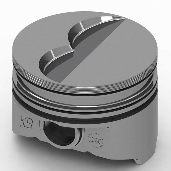 Kb Performance Pistons BBM Flat Top Piston Set 4.372 Bore -8cc