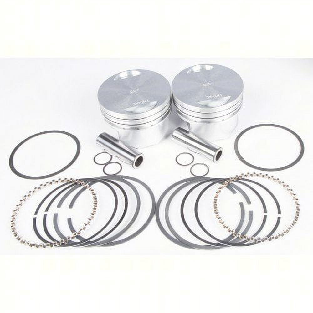 KB Performance KB295.STD Cast Piston Kit (74ci., Flat Top) - Standard Bore 3.498in., 9.0:1 Compression