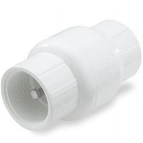 Kbi Spring Check Valve Fipt X Fipt 1-1/2 " 150 Psi Sch 40 Pvc