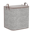 thumbnail image 1 of Kbndieu 100L Non Woven Storage Bins with Lids & Reinforced Handles, Large Clothes Storage Basket Containers, Closet Organizers and Storage for Clothing, Sweater, Comforter, Bedding, 1 of 4