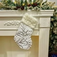 thumbnail image 1 of Kbndieu 18" Christmas Stockings, Christmas Snowflake Socks Soft Thick Socks Candy Bags Christmas Tree Hangings for Family Christmas Decorations & Gifts Christmas Clearance, 1 of 6