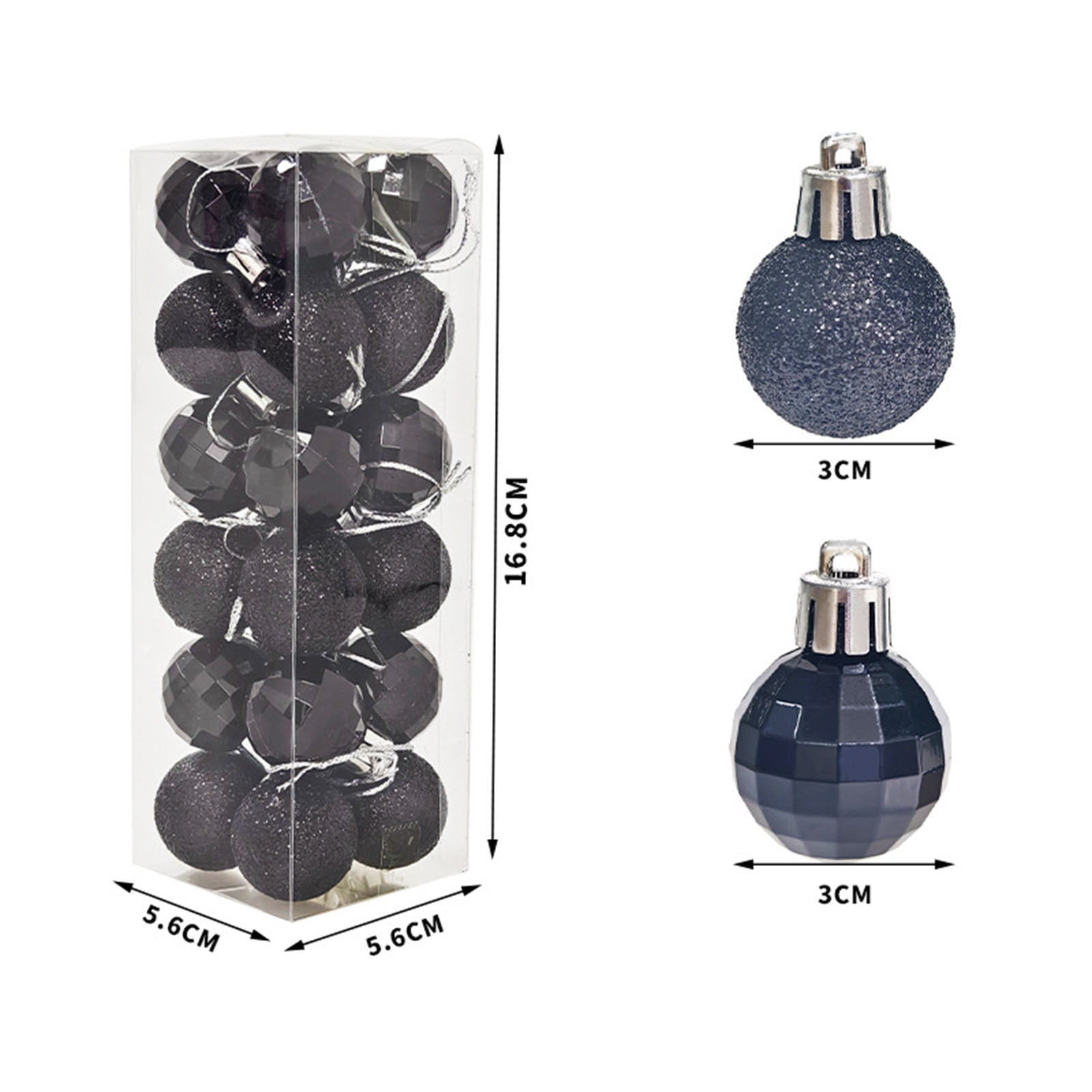 Kbndieu 24Pcs Christmas Tree Balls Ornaments for Xmas Christmas Tree