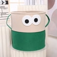 thumbnail image 1 of Kbndieu 34L Felts Cloth Laundry Hamper, Large Collapsible Laundry Baskets for Dirty Clothes or Toys with Handles, Clothes Hampers for Bedroom, Bathroom, Dorm, Laundry Room, 1 of 6