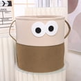 thumbnail image 1 of Kbndieu 34L Felts Cloth Laundry Hamper, Large Collapsible Laundry Baskets for Dirty Clothes or Toys with Handles, Clothes Hampers for Bedroom, Bathroom, Dorm, Laundry Room, 1 of 6