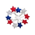 thumbnail image 1 of Kbndieu 4th of July Decor 10 LED Red White Blue Stars String Lights Battery Operated Indoor Outdoor Waterproof Patriotic Star Fairy Lights for Independence Day President Day Memorial Day Decor, 1 of 2