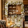 thumbnail image 1 of Kbndieu 6.5 Ft Fall Foliage Garland for Thanksgiving Decor Artificial Maple Leaf Hanging Autumn Vines Table Decorations Front Door Fall Decor for Home Wedding Party Mantle Fireplace Indoor Outdoor, 1 of 6