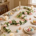 thumbnail image 1 of Kbndieu 6.5FT Easter Garland Artificial Floral Vine Hanging Rustic Spring Summer Flower Garland String for Mantle Arch Table Tree Farmhouse Wedding Spring Decoration, 1 of 6