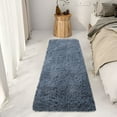 thumbnail image 1 of Kbndieu Area Rugs for Bedroom/Living Room, Fluffy Fuzzy Shag Rug Soft Plush Carpet, 1.6x5.2 Feet Indoor Washable Floor Rug for Room Dorm Home Decor (Gray), 1 of 4
