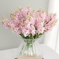 thumbnail image 1 of Kbndieu Artificial Spring Summer Flowers for Home Decoration, Floral Arrangements Silk Faux Flowers, Real Touch Fake Flowers for Vase Table Centerpieces Wedding Party Decor (Pink), 1 of 6