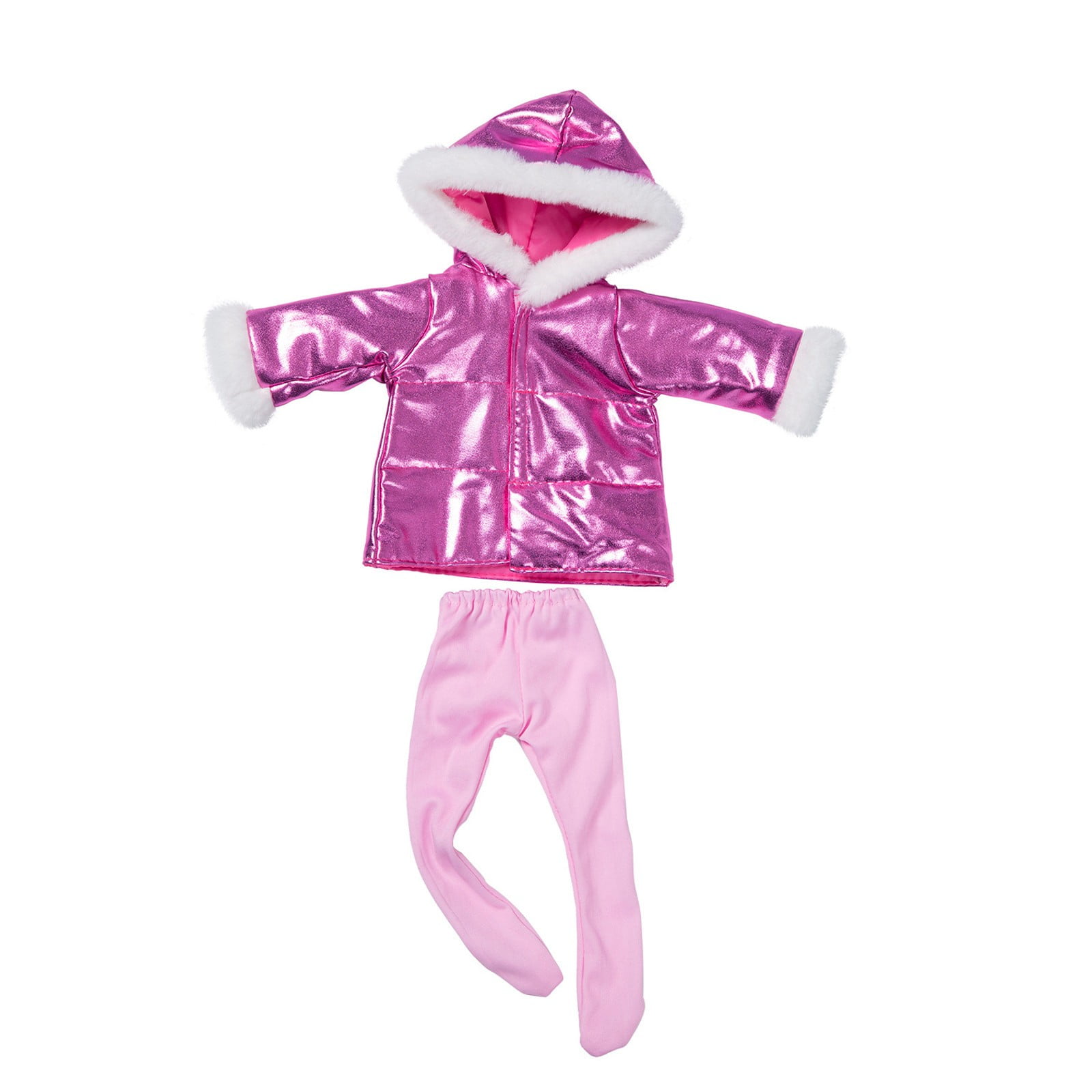 Kbndieu Baby Doll Clothes Pink Clothes for Baby Dolls 17 Inch Coat 18 ...