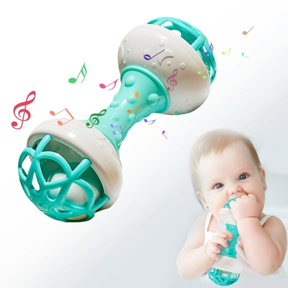Kbndieu Baby Rattles Shaker Toys 0-6-12 Months, Infant Developmental Hand Grip Baby Toys 0-3-6-12-18-24 Months, Newborn Toys for 1 Year Old Baby Boys Girls Birthday Gifts on Clearance