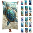 thumbnail image 1 of Kbndieu Bath Towels Quick Dry Sand Free Compact Lightweight Colorful Microfiber Beach Towel Sandproof Beach Blanket Multi-Purpose Towel for Travel Swimming Pool (70x150cm, 28x59) on Clearance, 1 of 6