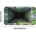 thumbnail image 1 of Kbndieu Bathroom Rugs, Absorbent Bath Rug Mat, Anti-Slip Optical Illusion Front Door Mat Indoor Entrance for Bedroom, Living Room, Porch, Terrace and Entrance Decor 15.7"x23.6", 1 of 1