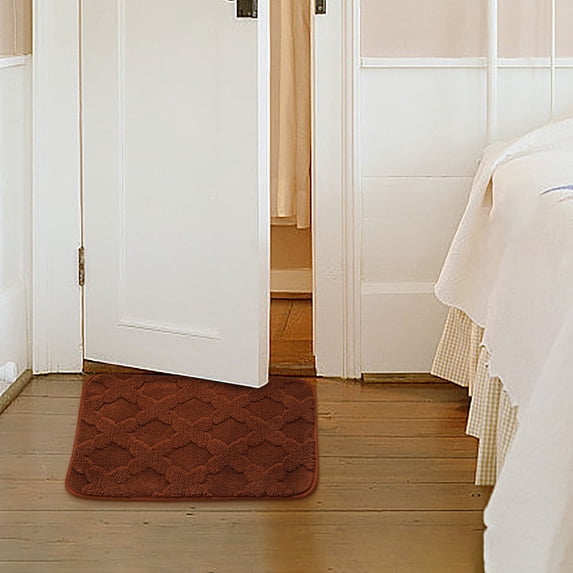 Kbndieu Bathroom Rugs Mat 23 x 15, Thick Soft Absorbent Bath Mat, Quick Dry Machine Washable Bath Rugs, Carpet Rug Room Decor for Shower Floor, Bathroom Home Decor Accessories