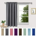 thumbnail image 1 of Kbndieu Blackout Curtains for Bedroom, Thermal Insulated, Energy Saving & Noise Reducing Curtains for Living Room/Kitchen (Gray, 38 inches Width x 45 inches Length Each Panel), 1 of 4