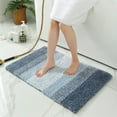 thumbnail image 1 of Kbndieu Blue Bathroom Rugs, Super Absorbent Bath Mat for Bathroom Non Slip, Machine Washable, Quick Dry, Washable Bath Rugs for Floor, Tub and Shower, Home Decor Accessories, 1 of 6