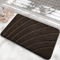 thumbnail image 1 of Kbndieu Brown Bath Rug Mat, Super Absorbent Quick Dry Bathroom Rugs, Non Slip, Machine Washable Shower Floor Rugs, Luxury Bathroom Bathmat for Shower, Bathtub and Floor, Home Decor Accessories, 1 of 6