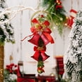 thumbnail image 1 of Kbndieu Christmas Bells Christmas Tree Hanging Ornaments with Bow, Christmas Tree Decorations Christmas Gifts (Red), 1 of 6