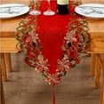 thumbnail image 1 of Kbndieu Christmas Table Runner Seasonal Winter Xmas Holiday Kitchen Dining Table Decorations for Home Party Indoor Room Christmas Decor, 1 of 6