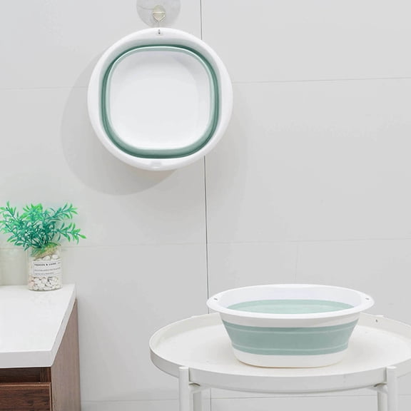 Kbndieu Cleaning Supplies Collapsible Wash Basin Multipurpose Foldable Washbasin Lightweight Portable Basin, Basin for Camping, Vegetable Washing, RV on Clearance