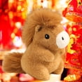 thumbnail image 1 of Kbndieu Cute Horse Stuffed Animal Plushie, Brown Horse Plush Toy Gifts for Boys Girls Birthday New Year Gift, 1 of 6