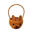 thumbnail image 1 of Kbndieu Easter Basket for Kids with Handles, Imitation Rattan Bunny Easter Baskets with Cute Rabbit Ears, Easter Egg Hunt Bucket for Picnic Wedding Easter Decorations Gifts, 1 of 5