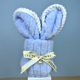 thumbnail image 1 of Kbndieu Easter Gifts Bathroom Hand Towels, Easter Bunny Kitchen Towels with Ribbon Decorative, Rabbit Dish Towel for Hand Drying Cleaning Cooking Gift, Easter Home Decorations, 9.8 x 19.6 Inch, 1 of 6