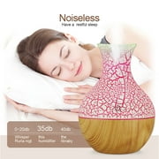Kbndieu Essential Oil Diffuser for Home, 130ML Aromatherapy Fragrant Oil Humidifiers for Bedroom with 7 Color LED Lights, Timer and Auto-Off on Clearance