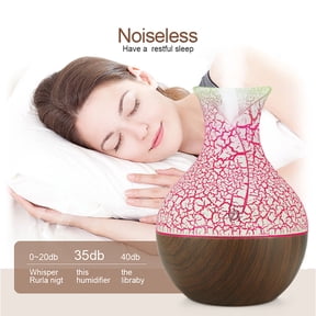 Kbndieu Essential Oil Diffuser for Home, 130ML Aromatherapy Fragrant Oil Humidifiers for Bedroom with 7 Color LED Lights, Timer and Auto-Off on Clearance
