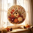 thumbnail image 1 of Kbndieu Fall Hanging Decorations for Home Diamond Art Painting Kits for Adults Beginner, Thanksgiving Autumn Harvest Special Shaped Pearl Painting Kits Gifts for Home Door Wall Decor, 1 of 5